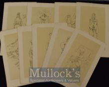 Burma – Assam – Collection of 27 tinted lithographic prints, published by Thacker, Spink & Co
