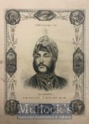 India & Punjab - Maharajah Duleep Singh, Engraving c.1865 A fine rare engraving titled ‘His Highness
