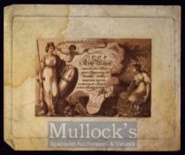 C.1785 John Clarke Pupil of Bartolozzi Engraving ‘The Lord Major requests the Honour of your Company