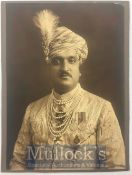 India & Punjab – Signed Photo of Maharajah of Kashmir - A fine original antique signed photograph of
