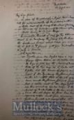 India & Punjab – Royal Visit of Lahore 1905 A 4pp handwritten letter the Heir Apparent of Maler
