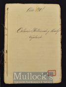 1901 Emilio Bacardi-signed string-bound manuscript entitled 