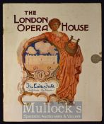 The London Opera House, Kingsway, W.C. 1912 Publication An impressive 32 page publication