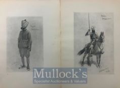 India & Punjab – Antique Print of Nabha Horseman & Punjabi Police Two vintage prints, one of a Nabha