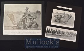 India & Punjab – ‘The Bikanir Camel Corp’ Photo Illustration together with ‘Havildar and Camel’ plus