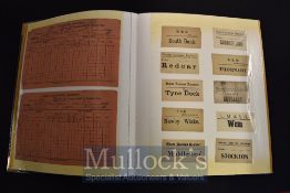 Album of Assorted Railway Luggage Labels with a mixture of LSWR, NER, GNR, S&DJR, G&SWR, GNSR,