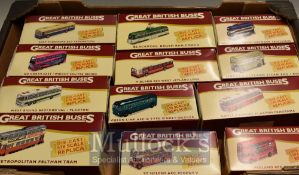 OO Gauge / 1:76 Scale Great British Buses – Double decker, coaches, trams all in original boxes