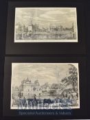 India & Punjab – 1858 ‘A Sikh Temple in Umritzir’ and ‘Sacred Tank, and Marble Causeway Leading to a