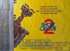 Film Posters - Short Circuit 1 & 2 - 40 X 30 Starring Fisher Stevens, Steven Guttenberg, issued by