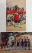 India & Punjab – 45th Rattary’s Sikhs Postcard An original vintage postcard of Sikhs Officers of the