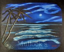 American Serial Killer – Original Artwork - John Wayne Gacy (1942-1994) ‘Blue Moon Calm’ Oil