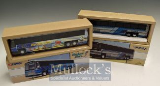 Corgi Toys Coaches – 98427 MCI-102 DL3 Peter Pan Birthday Bus together with 98421 MCI 102 DL3