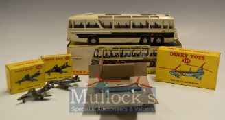 Dinky Toys Aeroplanes – To consist of 734 Supermarine Swift Fighter, 736 Hawker Hunter Fighter,