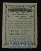 C.1900 Stringer Brothers Iron Manufacturers Broadside Dudley & Albion Contractors to the Government,