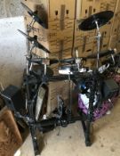 Set of Roland ‘V-Drums’ Electronic Drum Kit with 5x drums, 3x cymbals, 2x speakers, DVD recorder,