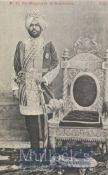 India & Punjab – Maharajah of Kapurthala Postcard A rare vintage antique postcard of HH Maharajah