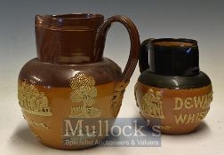 Royal Doulton ‘Dewars Whisky’ Stoneware Pottery Bulbous Jug marked to the bottom with maker’s mark