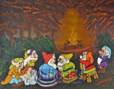 Murderabilia - American Serial Killer - Original Artwork - John Wayne Gacy (1942-1994) ‘Hi Ho Around