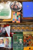 Selection of Olympic related Merchandise: To include Books, Glasses, Plates, Newspapers (2 Boxes)
