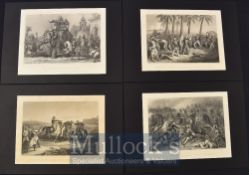 India & Punjab – Indian Mutiny/Rebellion Steel Engravings C.1860 depicting scenes from the mutiny
