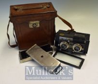 Monobloc Stereo camera by Jeanneret with Berthiot Olor N°2 f/5.7 - 85mm lens: Jeanneret and Cie