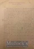 India & Punjab – Coronation Durbar of 1911 A two page typed and signed document to the