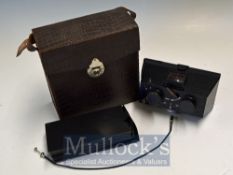 Stereo Camera Le Sterea Camera by Richard Paris: stereo slides 6 x 13cm, together with 12 single