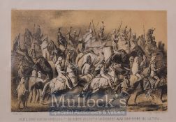 India – Soltykoff - ‘Schir Sing Roi Du Pandjab Et Sa Suite Allant a la Chasse Aux Environs De