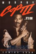 Film Posters - Beverley Cop II - 40 X 30 Starring Eddie Murphy slight rip on one side together