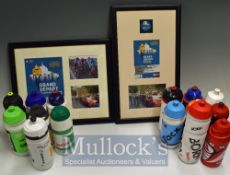 2016 Tour De France Grand Depart Frame Montage – To Pin badge, postcard together with candid