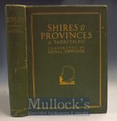 Shires and Provinces 1926 Book by Sabretache, illustrated by Lionel Edwards, 16 full page coloured