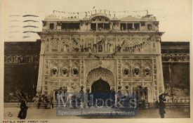 India & Punjab – Patiala Fort Palace Postcard A rare antique postcard showing the Patiala Fort,