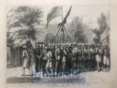 India & Punjab – Indian Mutiny veteran An original engraving from the Graphic titled ‘Lucknow –