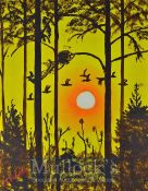American Serial Killer – Original Artwork -John Wayne Gacy (1942-1994) ‘Honkers In The Sun’ Oil