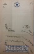 India & Punjab – Jind State Order a fine handwritten Royal Order from the Jind State with Jind State
