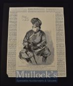 India & Punjab – ‘Sirdar Bahadur Nawab Gholam Hussein Khan C.S.I.’ Engraving after Sydney Hall,