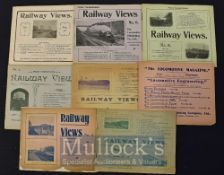 ‘Railway Views’ Photograph Albums c.1900 a selection of albums, numbers 1 to 8 by Locomotive