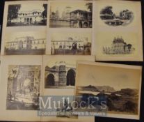 Selection of Albumen Photographs and Prints C.1880s of India includes Temple Ahmedabad, Khandala,
