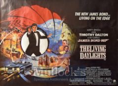 Film Poster - James Bond 007 The Living Daylights - 40 X 30 Starring Timothy Dalton, Art Malik,