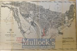 Americana – Lt. Col. Of Engineers Peter C. Hains (1840-1921) ‘Washington and Georgetown Harbours’