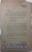 India & Punjab – Chamber of Princes Patiala Letter A printed official letter from Maharajah