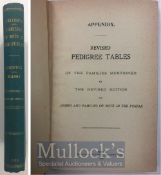 India & Punjab – Pedigree Tables of the Chiefs of Punjab A finely bound edition of the Appendix of
