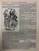 India & Punjab – Maharajah Duleep Singh Cartoon An antique 19th century engraving from depicting