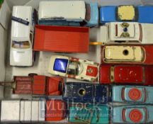 Corgi & Dinky Toys Playworn Examples – To include Dinky 407 Ford Transit van, 55 Escort Police