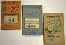 Hardy’s Angler’s Guide – 54th edition 1934 orange covers, 55th edition 1937 blue covers, 63rd