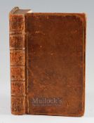 Brookes R – The Art of Angling 1766 printed by T Lowndes, engraved frontis plate 135 woodcuts of