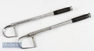John Macpherson & Son Extending Gaffs. Of Inverness both of alloy construction with rubber grips and