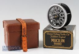 J W Young & Son Thames centre pin reel - 3.5” dia, constant check – unused in Illingworth