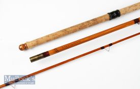 Good R.Chapman & Co Ware Herts “The Fred J Taylor Roach Rod” split cane rod - 11ft 9in 3pc with