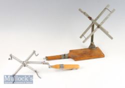 Pair of Line Winders. One based on Farlows Wilson Wetherall and the other one is a compact line